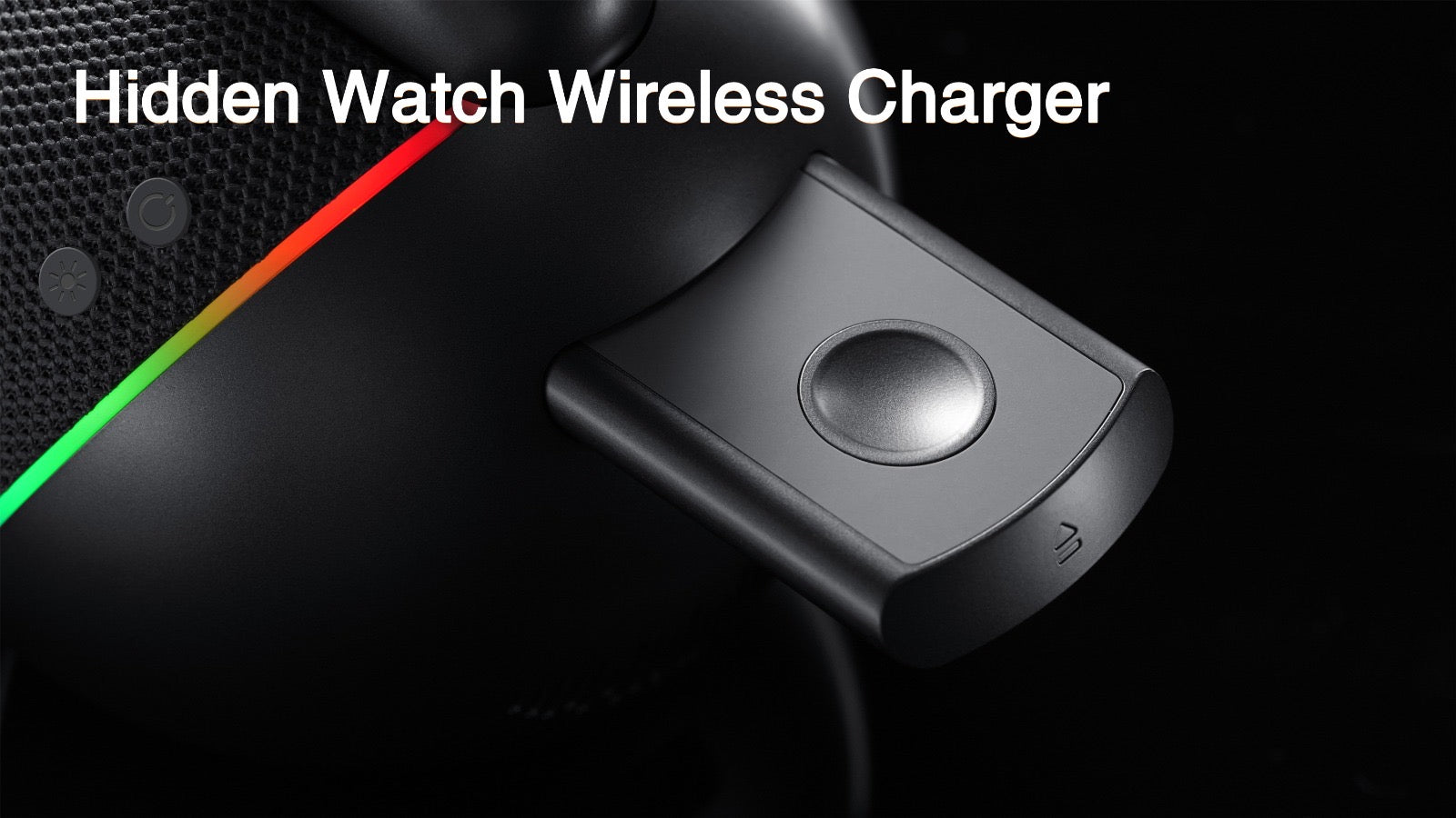 3-in-1 Wireless Charging Bluetooth Speaker with Ambient Light