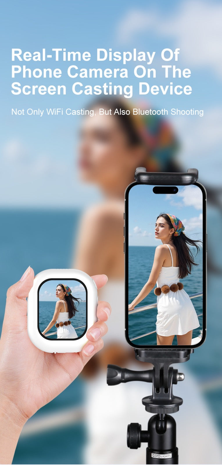 Mobile Photo Display Screen
Mirroring Device