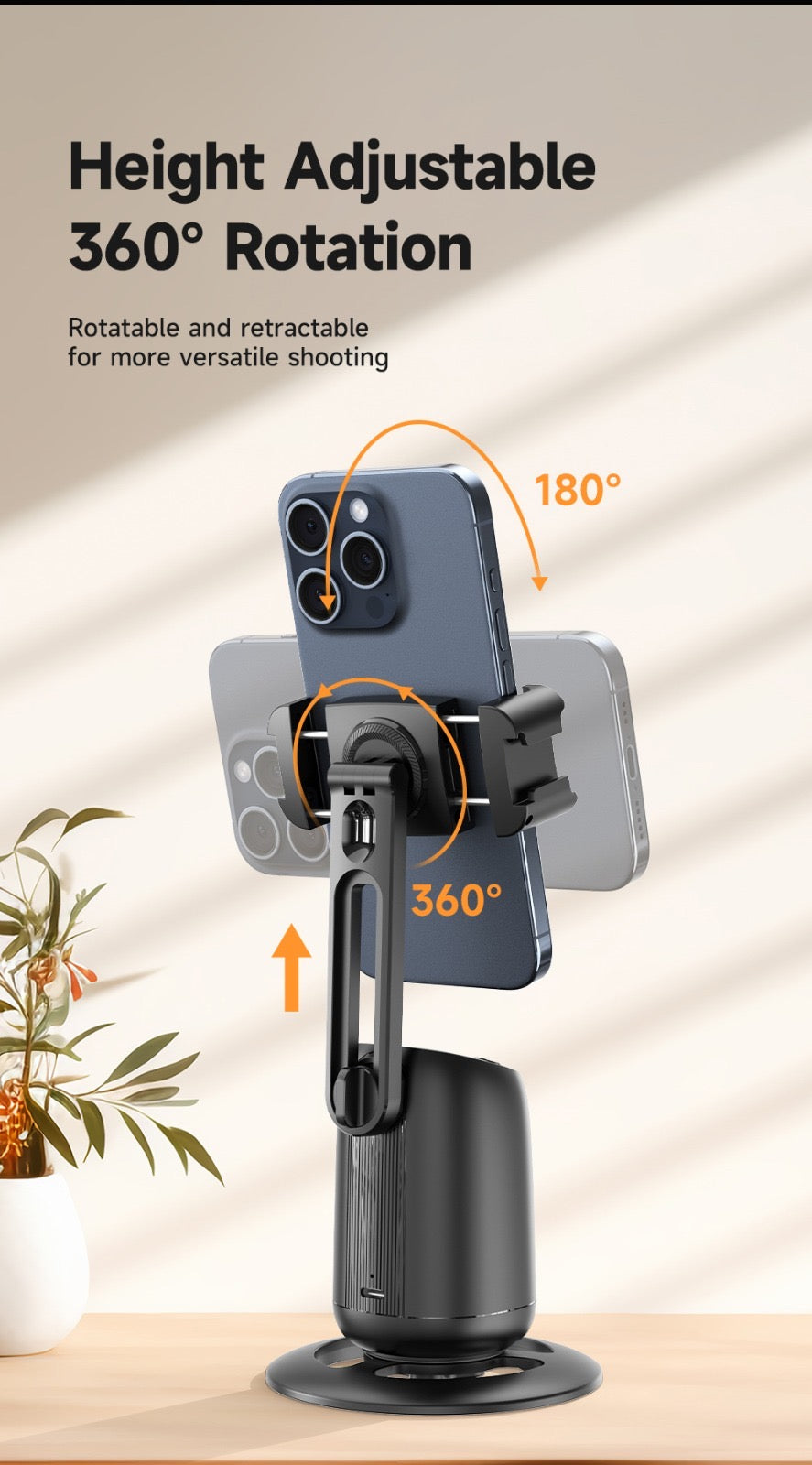 Smart Gadgets Auto Tracking Smart Robot Phone Holder