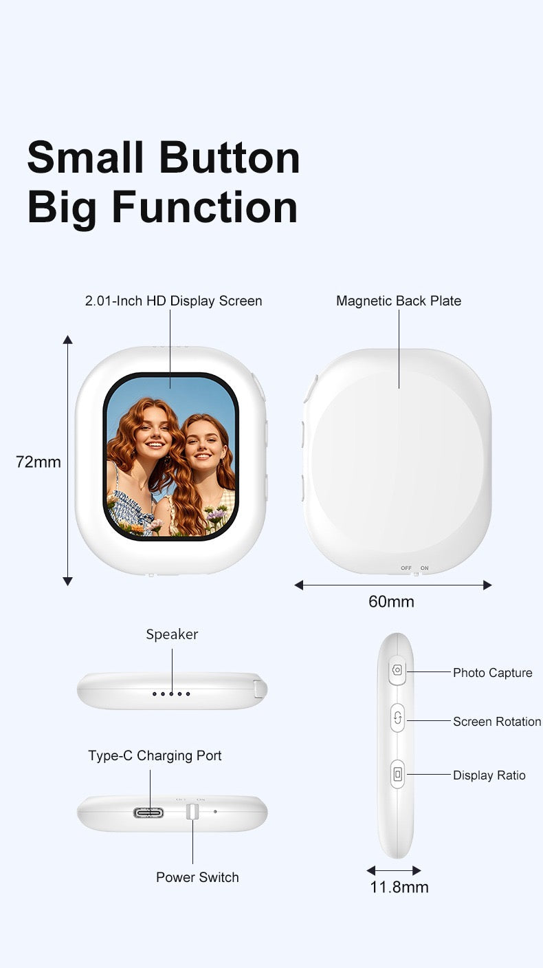 Mobile Photo Display Screen
Mirroring Device