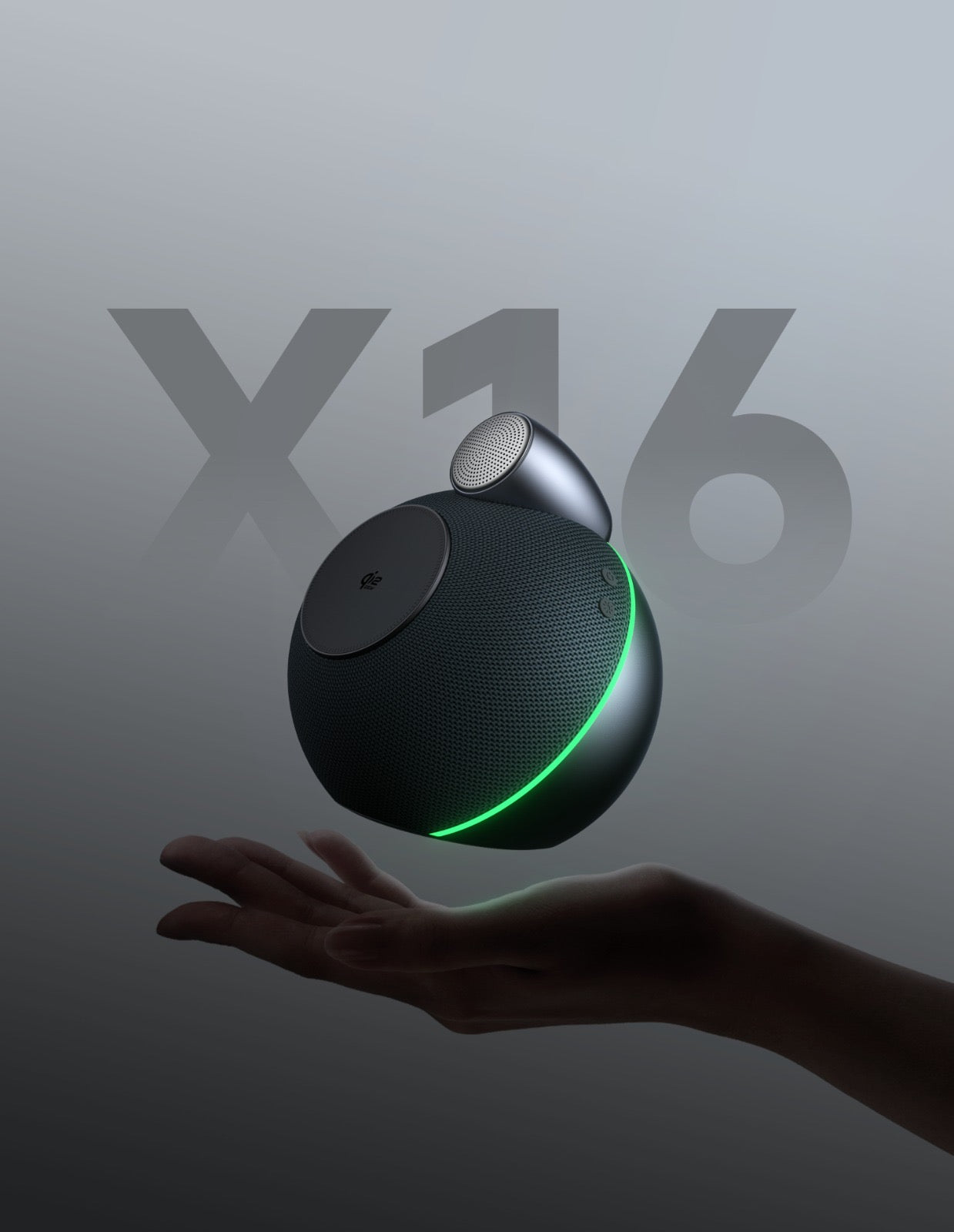 3-in-1 Wireless Charging Bluetooth Speaker with Ambient Light