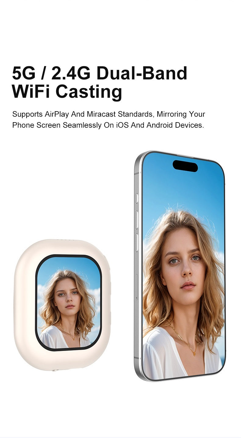 Mobile Photo Display Screen
Mirroring Device