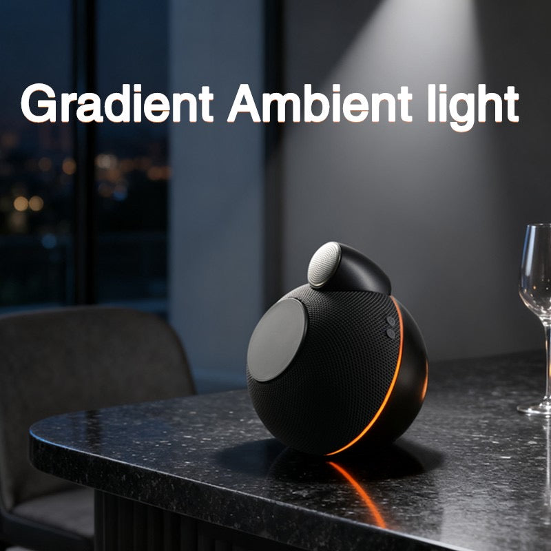 3-in-1 Wireless Charging Bluetooth Speaker with Ambient Light