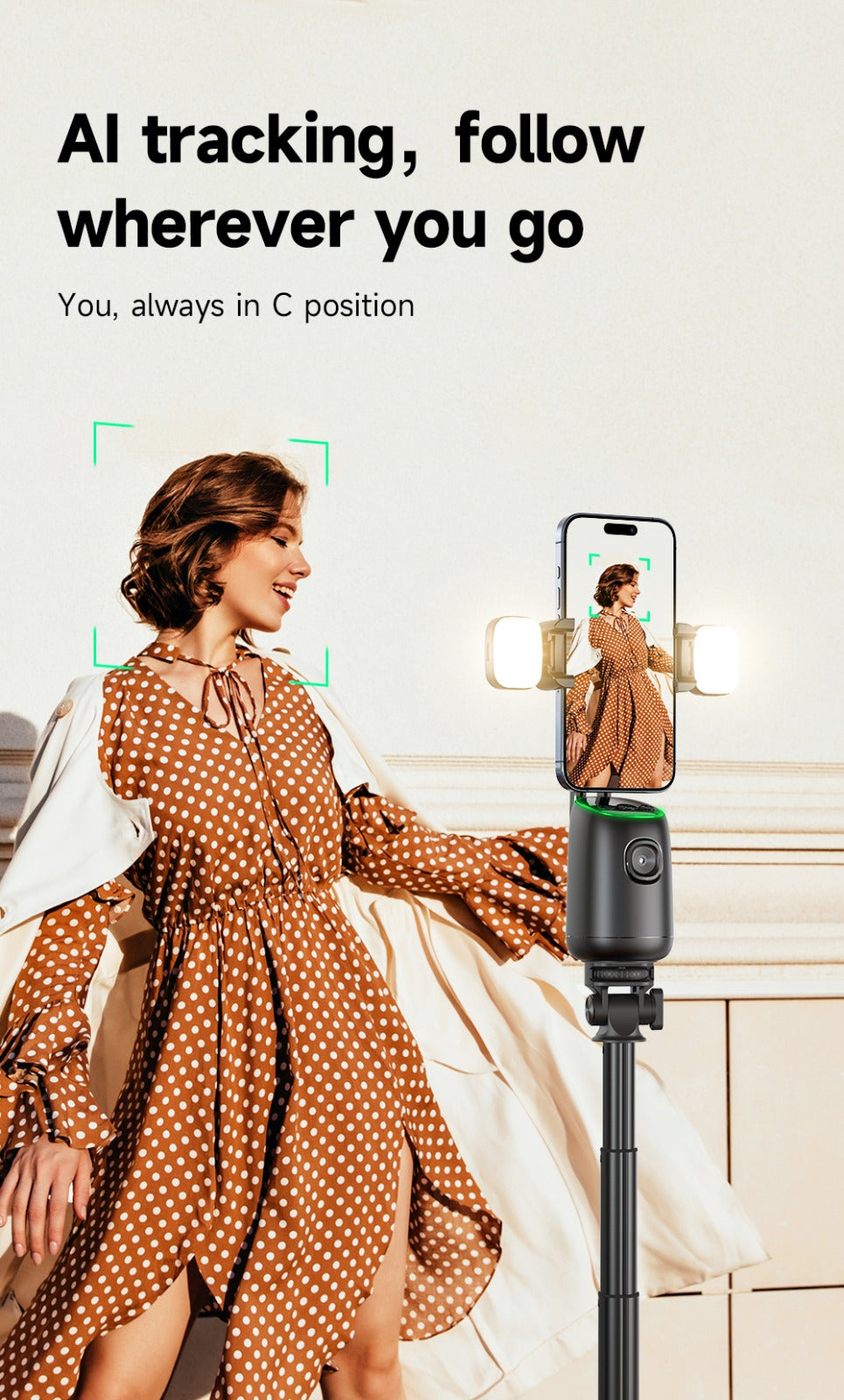 Smart Gadgets Auto Tracking Smart Robot Phone Holder