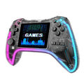 Transparent Handheld Game Console with 620 Games